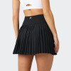 Falda Fabletics Hot Shot Pleated Negro