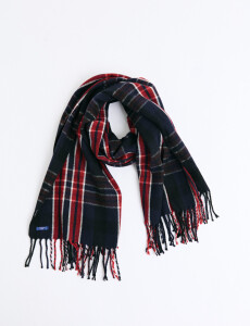 700893 BUFANDA HARRINGTON LABEL Azul Oscuro