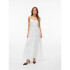 VMQUINCY SL LONG DRESS WVN GA SNOW WHITE