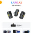 Micrófono Hollyland Lark A2 Mini Duo Usb-c MICROFONO HOLLYLAND LARK A2 MINI DUO USB