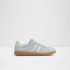 CHICSNEAKER LIGHT YELLOW LEATHER SKY BLUE