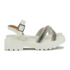 Sandalia Vizzano Mujer Taco 3cm Blanco-beige