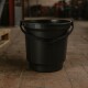 Balde 20lts con asa GRIS OSCURO