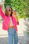 Leather Vila Shirt Chicle
