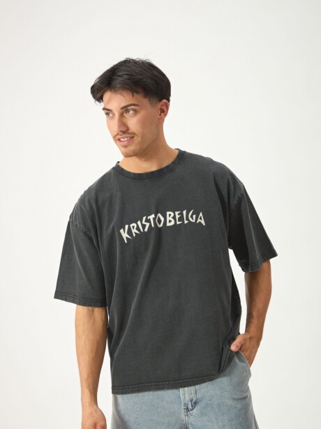REMERA LOGO NEGRO