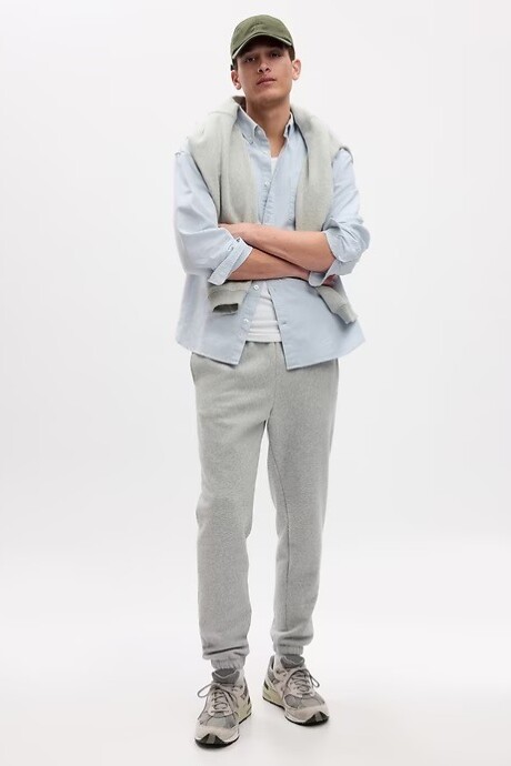 Pantalón Deportivo Hombre Light Heather Grey B08