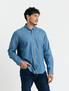 012637 CAMISA HARRY Azul Claro