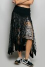 FALDA MIDI Negro