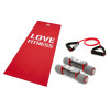 Kit Fitness Reebok Inicial Rojo