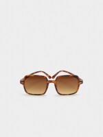Gafas De Sol Cuadradas marron