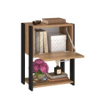 MESA DE LUZ NEGRO MIEL