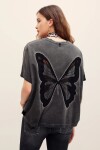 REMERA PAPILLON Gris Oscuro