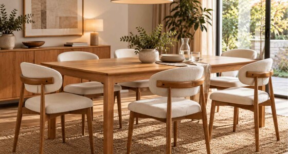 Cómo elegir sillas de comedor: medidas y comodidad