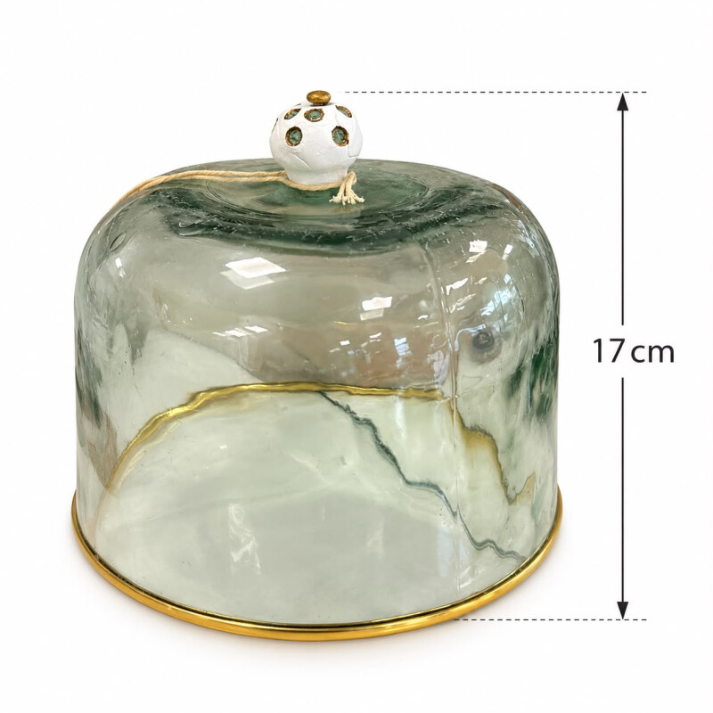 Quesera Artesanal de Damajuana de Vidrio Reciclada con Base de Madera Verde Quesera Artesanal de Damajuana de Vidrio Reciclada con Base de Madera Verde