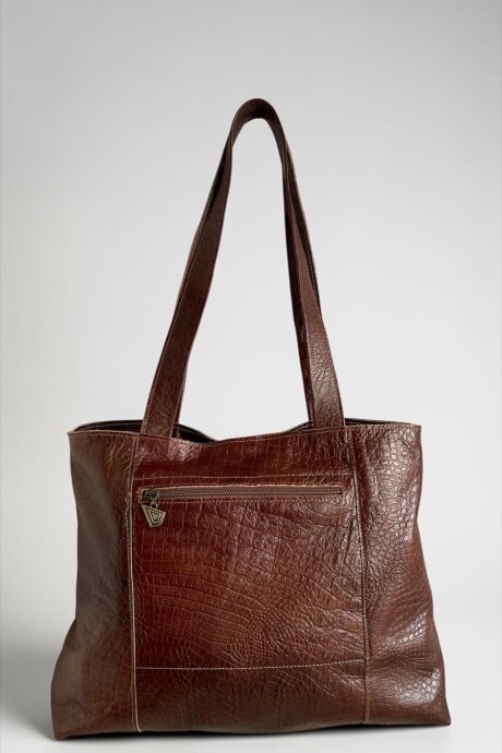 Cartera TRIVA Multifunción Marrón Con Pelo Linea Ottenta Basic Cartera TRIVA Multifunción Marrón Con Pelo Linea Ottenta Basic