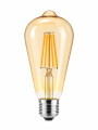 LÁMPARA LED FILAMENTO LUZ CÁLIDA AMARILLO
