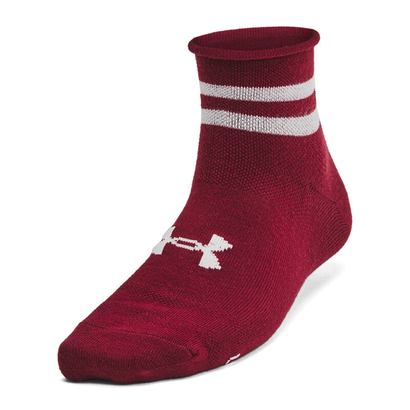 UA W Essential Nov 3pk Qtr-RED RED-625