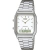 Reloj Casio Retro AQ230A - 7AMQYDF unisex Plateado