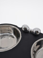 PLATO DOBLE ALUMINIO NEGRO