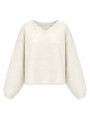BUZO LINARA OFF WHITE