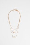 Collar triple dorado