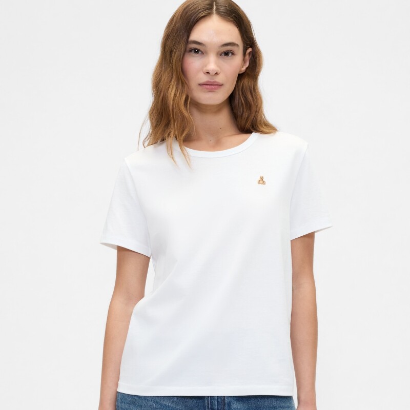 FRCH SS ORG VINTAGE BRANNAN TEE NEW OFF WHITE