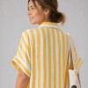 Vestido Camisero Pupa Estampa Amarillo