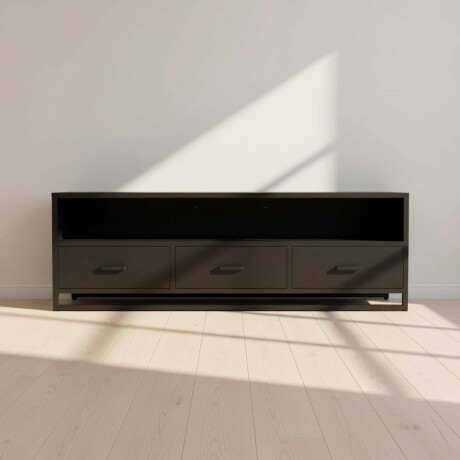 RACK PARA TV 3C METAL NEGRO OLIVIA