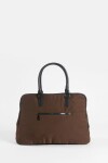 Briefcase con llavero marrón