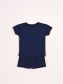 CONJUNTO REMERA + SHORT GUIU AZUL OSCURO