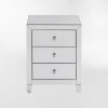 MESA DE NOCHE LUXURY Plateado - Medium