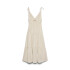 VMATHENA SINGLET DETAIL ANKLE DRESS WVN OATMEAL