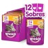WHISKAS EN SALSA CAJA 12 UNIDADES POLLO