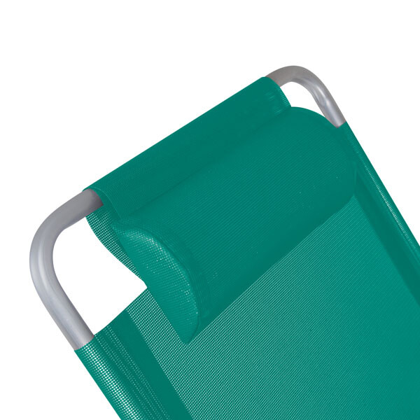REPOSERA PLEGABLE ALUMINIO VERDE VERDE