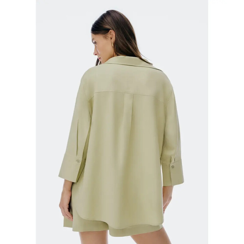 CAMISA FEM VERDE CLARO