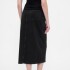 V-DENIM MIDI SKIRT BLACK 1