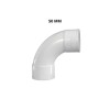 CURVA PVC 50MM 45º HH Curva Pvc 50mm 45º Hh