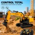 Excavadora a Control Remoto con Luz y Sonido 36 cm AMARILLO