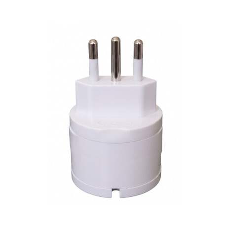 ADAPTADOR SCHUKO 10A Adaptador Schuko 10A Blanco