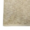 Alfombra Algodón - 70x150 - Zig Zag Beige claro