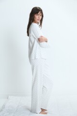 PIJAMA DOTS Off White