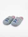 PANTUFLA STITCH CELESTE