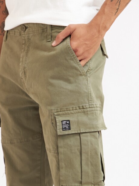 PANTALON CARGO ABETO VERDE
