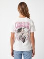 REMERA PINK CRUELLA OFF WHITE