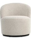 Sillón lounge ANDRUP giratorio beige Sillón lounge ANDRUP giratorio beige