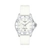 Reloj Tissot Seastar T1202101105100 para dama con correa de acero Blanco
