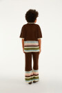 PANTALON TEJIDO Marron