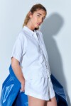 Camisa manga corta wavy sun blanco