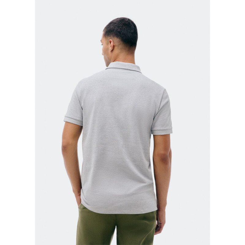 CAMISA POLO MM MASC CINZA MESCLA