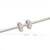 Caravanas Aro-Plata 925-Piedra zirconia-CA3027 conpiedra